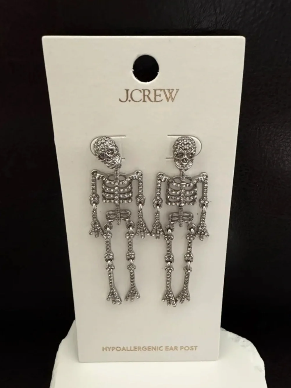 NWT J. Crew Factory Skeleton Statement Earrings